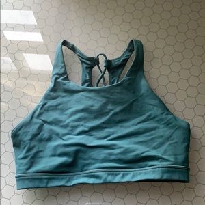 Lulu lemon criss cross high neck bra